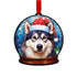 Alaskan Malamute Snow Globe Decoration